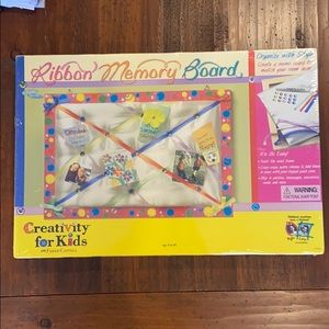 NWOT Creativity for Kids Ribbon Memory Board